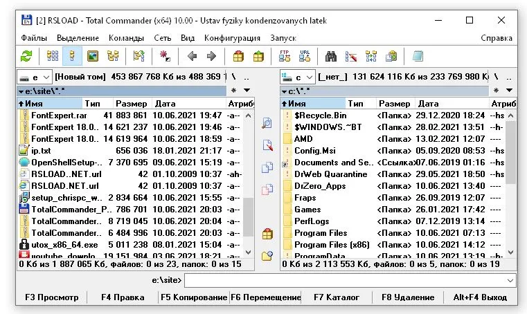 Total Commander 11.03 + x64 + Portable + Repack + Сборки