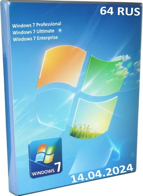 Максимальная Windows 7 новый загрузочный диск 64 bit USB 2024